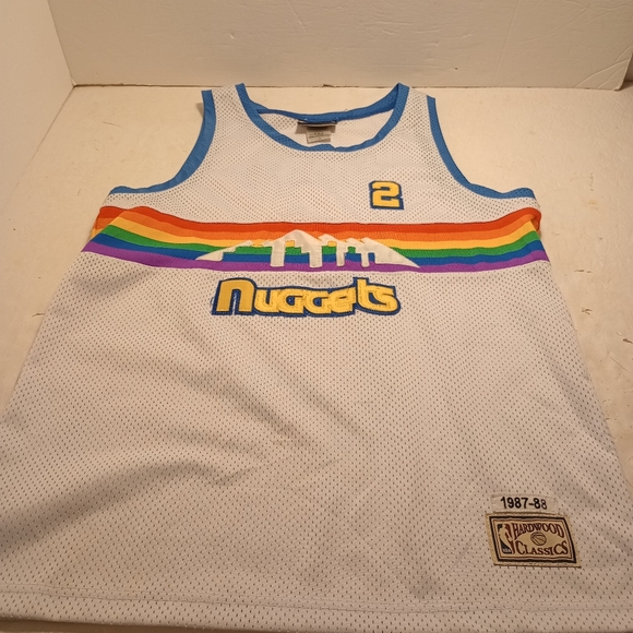 Vintage Denver Nuggets Jersey English No. 2